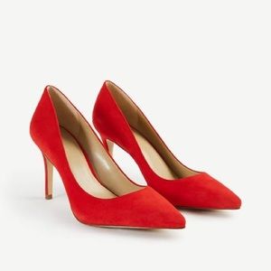 Ann Taylor classy suede pumps